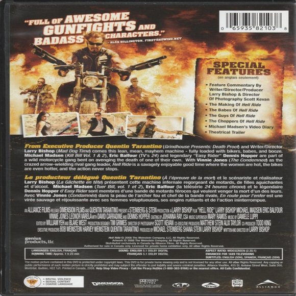 Hell Ride - 2008 Action/Adventure Movie - Wide Screen DVD Version - Picture 2 of 2
